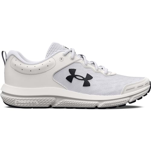 Under Armour Women's Charged Assert 10, (104) White/White/Black, 9, US