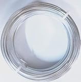 👍1 mm Schmuckdraht: 150 m Länge, lange Nutzungsdauer. Die Farbe ist Silber und ist langlebig.