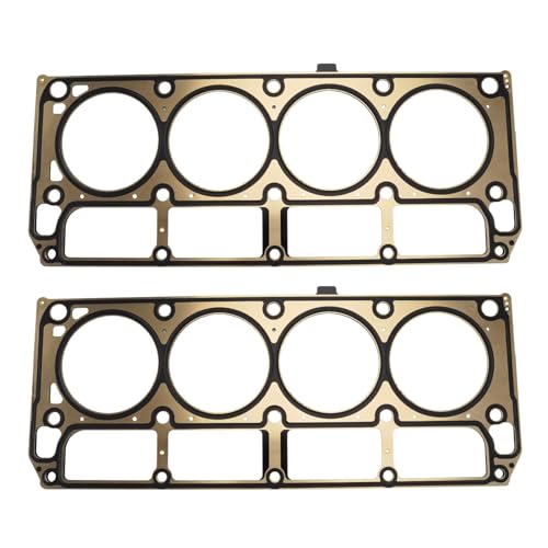 Image of KAX Engine Cylinder Head Gasket Compatible with Chevy Silverado GMC Sierra 1500 2005-2013, Tahoe Suburban Yukon XL 1500 2007-2014, Avalanche Express Corvette 4.8L 5.3L 5.7L 6.0L, OE#12498544, 12565390
