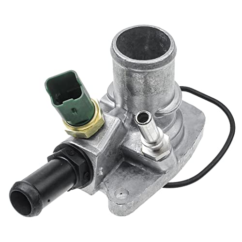 Frankberg Engine Coolant Thermostat with Housing Gasket Compatible with mito 2008-2018 500 312 2007-Today Punto 2012-Today 2009-Today Replace# 55202176