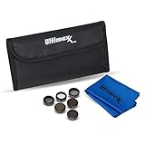 Ultimaxx 8PC Camera Lens Filter Kit for DJI Mavic Air, Multi-Coated Filters Lens Protector Accessories, Set of 6 Filters (UV, CPL, ND4, ND8, ND16, ND32) Includes Carry Case and Cleaning Cloth