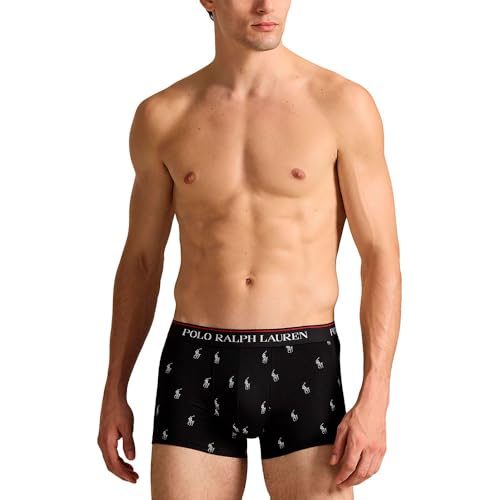 Ralph Lauren - Packung mit 3 Herren-Boxershorts Multi Black 714830299009 - Mehrfarbig, M