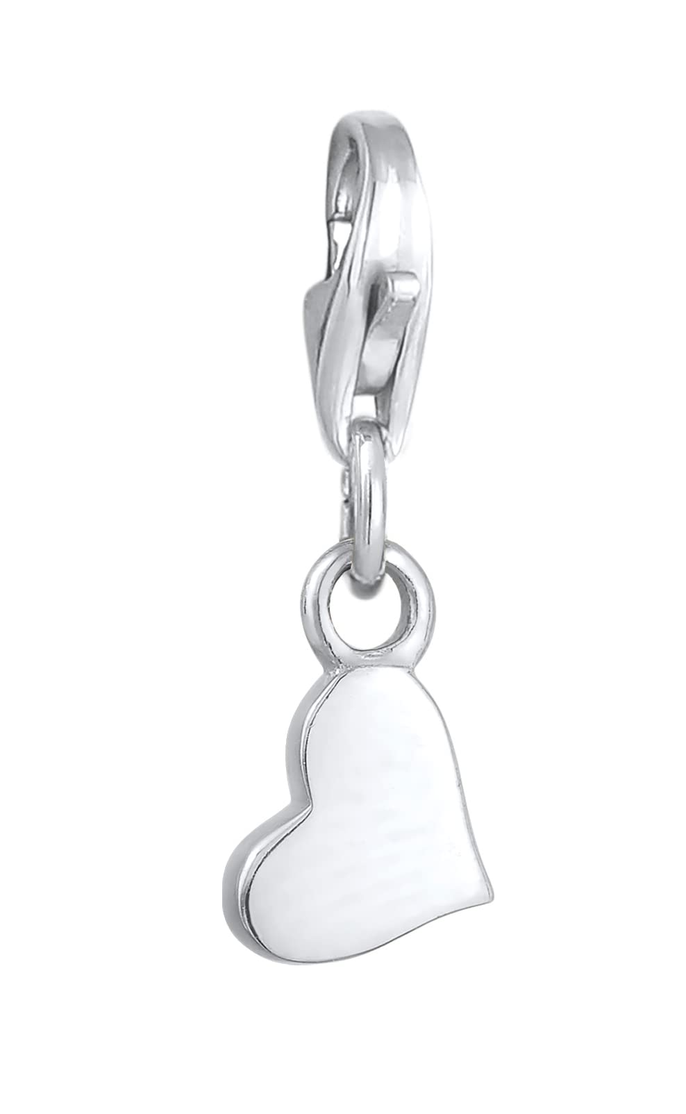 Charms-hanger hart met karabijnsluiting | Gouden hanger van 316L roestvrij staal | Charm voor bedelarmband in 18K goud | Waterbestendig & hypoallergeen