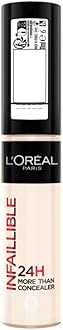 L'Oréal Paris Infallible 24H More Than Concealer, Full-coverage, Longwear and Matte Finish, 320 Porcelain