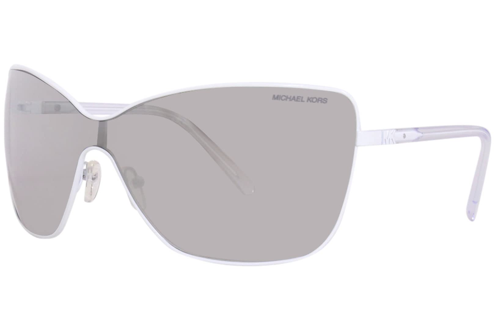 Michael Kors Juneau MK1097 18876G Sunglasses Women's White/Silver Mirror 43mm