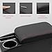 YJYWZH Car Armrest Box for KIA Rio 5 2015-2019 Auto Accessories Center Console Leather Arm Rest Double-Layer Storage Space with Cup Holder (Red Thread)