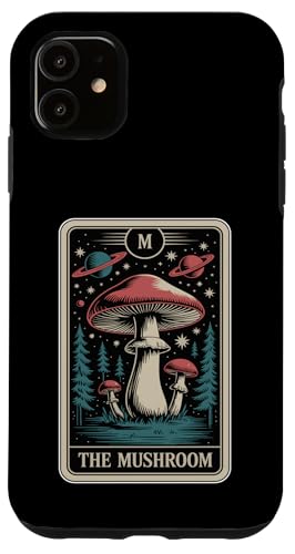 The Mushroom Tarot Card Cottagecore �ʔ����L�m�R���D�� �X�}�z�P�[�X iPhone 11 �p