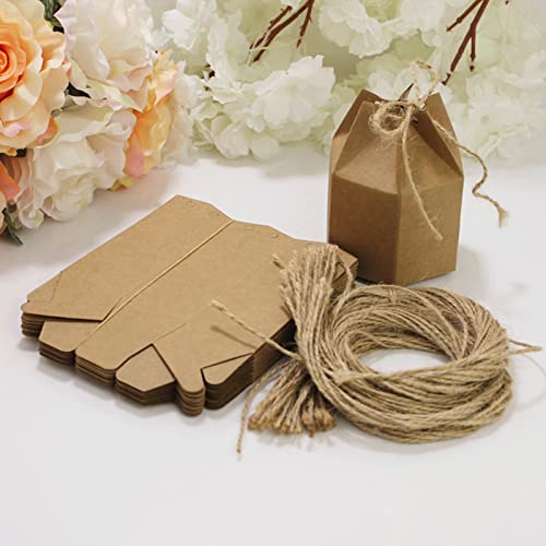 HERCHR Caixas de presente Thank You, 50 peças de caixas de lembrancinhas de festa de casamento, caix