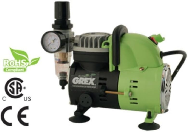 Grex AC1810-A 1/8 HP 115V Portable Piston Air Compressor