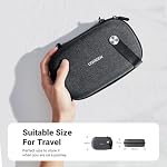 UGREEN Travel Case Universal Electronic Accessories Bag Cable Organizer Portable Carrying Pouch for Mini Speaker, USB Cable, Memory Cards, Power Bank, Hard Drive, Charger, Cosmetics, and More