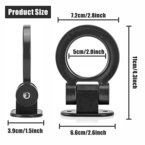 Yungeln Tow Hook Kit Car Tow Hook Decor Bumper Trailer Sticker For Exterior Auto Accessories Only For Decoration… #TOP1