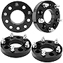 EZISOE 5x5 to 5x5.5 Wheel Spacers for Wrangler Commander Grand Cherokee Journey, 1.25 inch 5x127 to 5x139.7 Wheel Adapters 78.3mm Center Bore 1/2 Studs