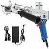Gesneden pooltapijt Tufting Gun, Elektrisch Tapijt Weven Flocking Kit Handbediende Tapijt Tufting Gun Breimachine Tapijt Maken Gereedschap Voor Home Decor DIY, Tapijt Dikte 7-21mm