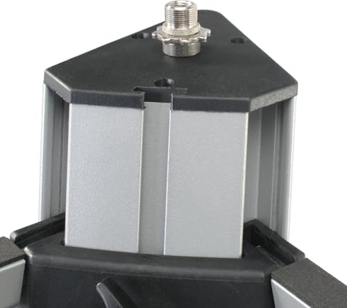 Classic Cantabile KS-100 Doppel-Keyboardständer - Keyboardständer 2-fach Höhenverstellbar - Keyboardstativ mit 25 kg Tragkraft pro Ebene - Anschluss für Mikrofonarm - Silber