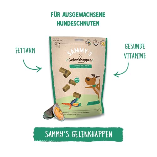 bosch TIERNAHRUNG Sammy’s Gelenkhappen | Funktionssnack für Hunde | Zur aktiven Unterstützung der Knorpel und Gelenke | 1 x 350 g (Packung mit 2)