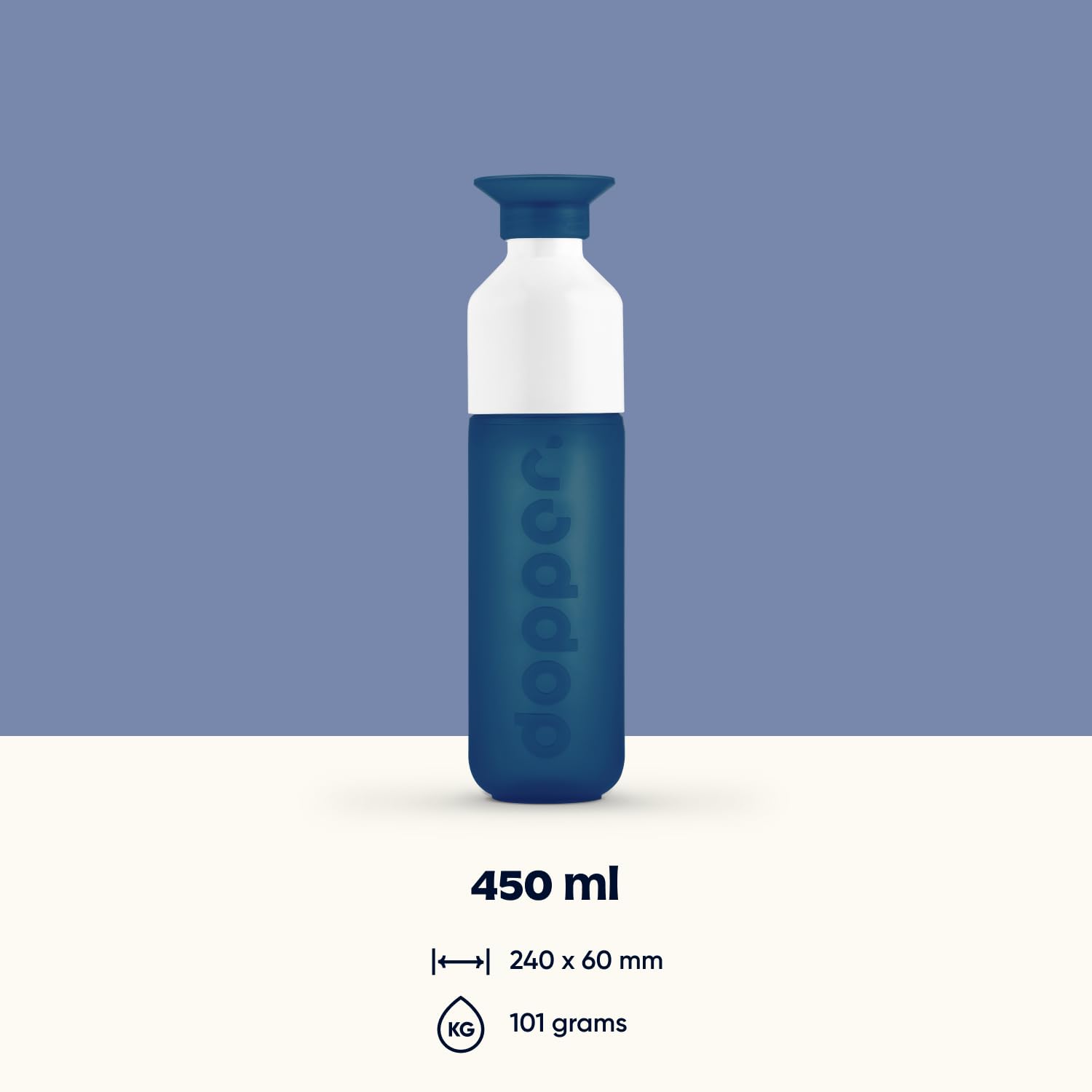 Dopper Original drinking bottle Cosmic Storm 450ml, BPA-free bottle, leak-proof, reusable, slim, lightweight - Image 2