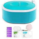 YOURSMART Paraffin Wax Machine For Hand and Feet, Spa Wax Warmer Quick-Heating Paraffin Bath with Refill Thermal Mitts Gloves Silicone Brush for Keep Warmer Function & Make Skin Fair and Shiny