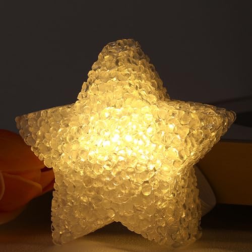 Lámpara de mesa estrella LED portátil con batería miniatura 6