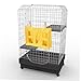 Kisangel Hamster Storage Bag for Hanging Feeder Capacity for Easy Access Machine Washable for Small Animals Cages Gardens