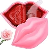 VEZE Lip Masks 20 Pcs, Mask for Dry Lip, Sheets, Collagen Skin Care, Crystal Pads Moisturizing, Anti-Wrinkle, Anti-Aging, Firms & Hydrates Lips, Sleep Pink Count (Pack of 1)