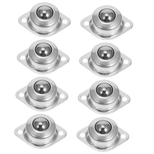 Roulettes à billes universelles en acier pour pivotement fluide de meuble