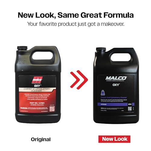 Malco OXY Carpet & Upholstery Cleaner - Stain Remover Spray for Car Interior Fabric/Cleans the Toughest Vehicle Stains/Deep Cleaning Liquid Formula / 1 Gallon (127801) - Thumbnail 2