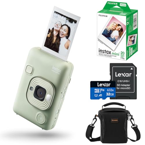 Fujifilm Instax Mini LiPlay Hybrid Instant Camera Bundle