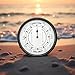 YOTOSIRE Tide Clock 10 inch - Silent Quartz Movement, Accurate High/Low Tide Prediction, Wall/Deck Mountable, for Sailors, Surfers & Ocean Lovers