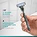 Gillette Mach3 Razor Blades for Men, 3-Blade Razor Refills, 15 Count
