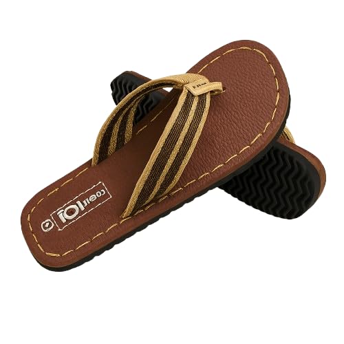 J201 Flip-Flops for Men – Lightweight Thong Sandals | Soft EVA Foam Beach Slippers | Comfortable Quick-Dry Shower Slides | Non-Slip Waterproof Indoor Outdoor Sandals for Pool, Gym, & Travel