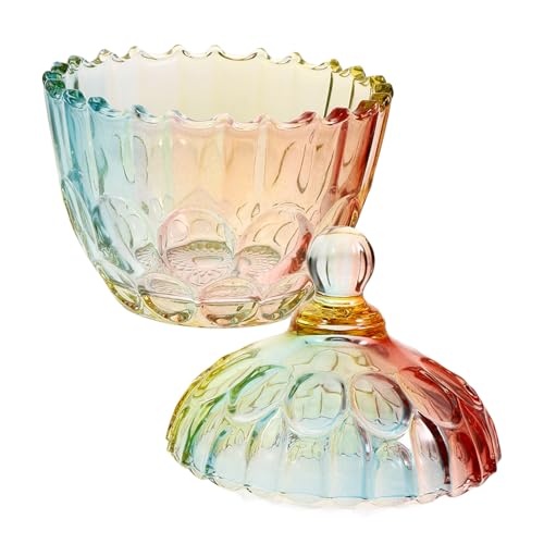 FUNNETOYU Tarro Para Recipiente Transparente De Vidrio Para Alimentos Frasco De Vidrio Sellado Para Almacenar Cocina Para Eventos o Decoración De Mesa