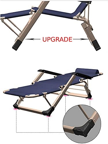 WY8 Sun lounger recliner Garden chair Gravity Chair outdoor indoor Camping Folding Reclining Adjustable Back SUN BED (DARK GREY)