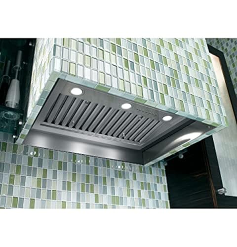 GE Smart Range Hood Insert | 30 Inch Kitchen Exhaust Fan with 4 Speeds, Dimmable LED Lights | Wifi Connectivity & Smart Home Kitchen Essentials for Frequent Cooks | 610 CFM | Stainless Steel