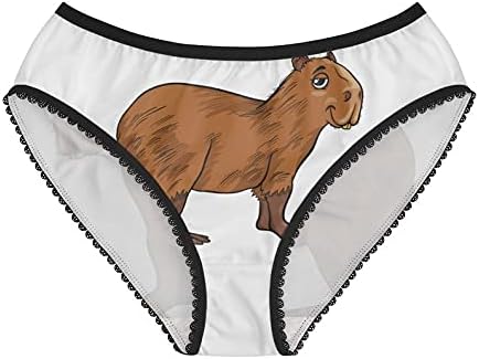 Capybara Animal Cartoon Panties, Capybara Animal Cartoon Underwear, Briefs, Cotton Briefs, Funny Underwear, Panties For Women