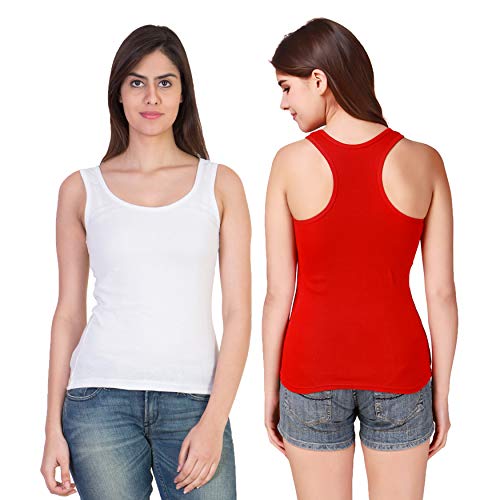 Image of Camisole Tank Top Vest Racerback Sando Camis for Women, Girls (Pack of 2)