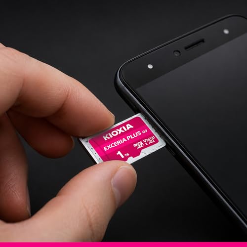 Image of KIOXIA EXCERIA Plus G3 64GB MicroSDXC Memory Card | UHS-I U3, A2, V30 | 210MB /s R, 90MB /s W | Made in Japan | 4K Video | Waterproof & Shockproof | 5-Yr Warranty