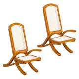 Design : ces meubles miniatures pour maison de poupée arborent une finition marron rétro, idéale pour agrémenter une chambre miniature ou une collection de chaises miniatures vintage. modèles de meubles miniatures pour maison de poupée