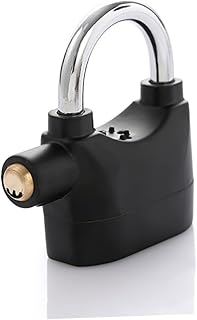 BESPORTBLE Bloqueio De Bicicleta Resistente Cadeado Resistente Trava De Cabo De Bicicleta Trava De Bicicleta Mountain Bike Trava Antiferrugem Com Trava De Sirene Com Núcleo De Cobre Trava De