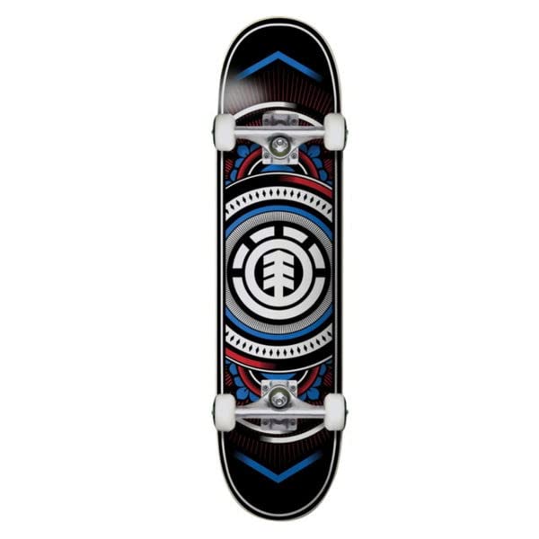 Amazon | ELEMENT エレメント スケートボード HATCHED RED BLUE キッズ