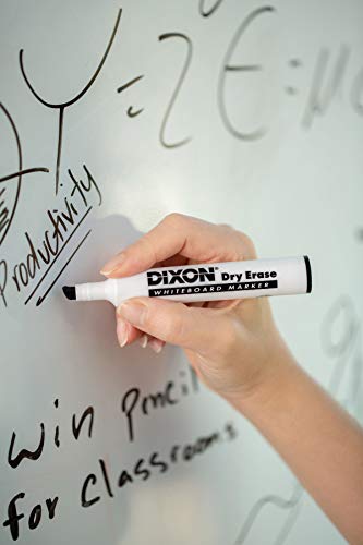 Dixon Wedge Tip Dry Erase Markers, Assorted Colors, 8-Pack #TOP4