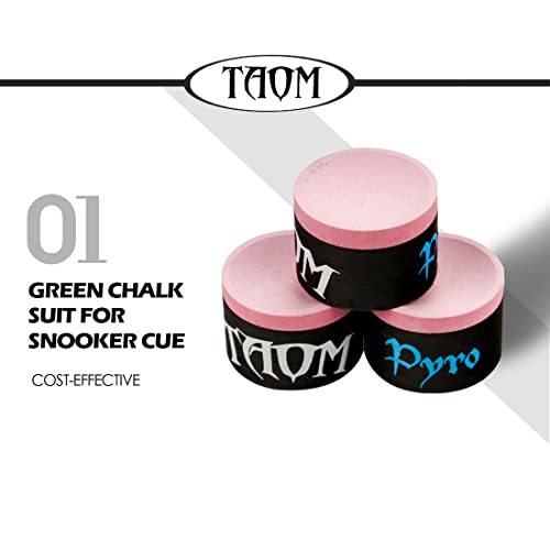 CRICAL Chalk Round Blue Green Colors Billiard Chalk Pool Snooker Chalk Accessories - Thumbnail 3