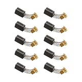 Spazzola di carbone da 10 pezzi for smerigliatrice angolare GA5030 CB 325/459/303/419/203/85 GV5000 4301SV 6510B-2 8410B 9035 9504BH 6510 Set(CB303)