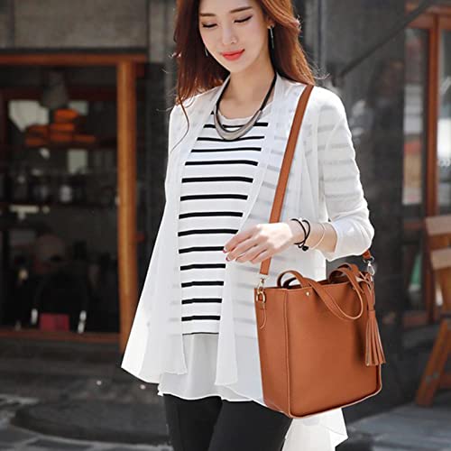 segolike Conjunto de bolsas femininas de couro PU de 4 contagens Bolsa de Moda Elegante Elegante Bol