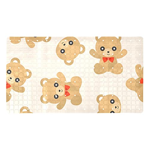 Tapis de douche antidérapant baignoire bébé senior lavable machine à ventouses - 2
