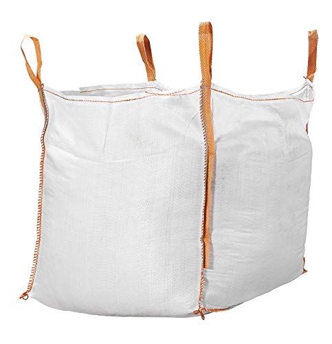 Sac à Gravats 1000 KG 80x80x80cm | Lot de 10 | Sac de Jardin, Chantier, Gravier | Big Bag
