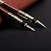 Metal Wood Grain Ballpoint Pen Refillable Fountain Pen Ball Pen for Sketching Journaling Doodling and Gifts