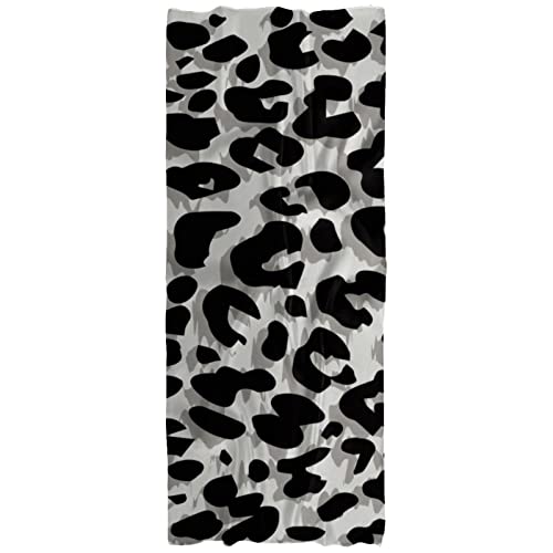 Écharpe légère femme printemps automne hiver foulard imprimé léopard abstrait multicolore