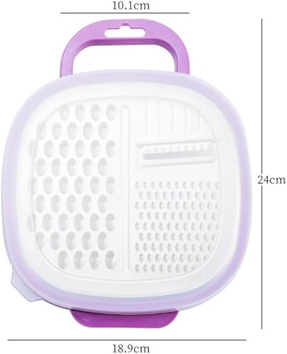 DOITOOL Rallador de queso con recipiente, rallador de queso con mango para caja de cocina