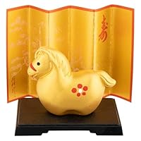 Amazon.co.jp: 瀬戸陶芸社 2026年 干支 置物 置き物 コンパクト 午 馬