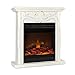 Produktbild Klarstein Etna Pozzolana Elektrokamin, Elektrischer Kamin, 1800 W, 2 Heizstufen: 900/1800 W, OpenWindow Detection, LED-Flammenillusion, zuschaltbare Heizung, 5 Helligkeitsstufen, weiß
